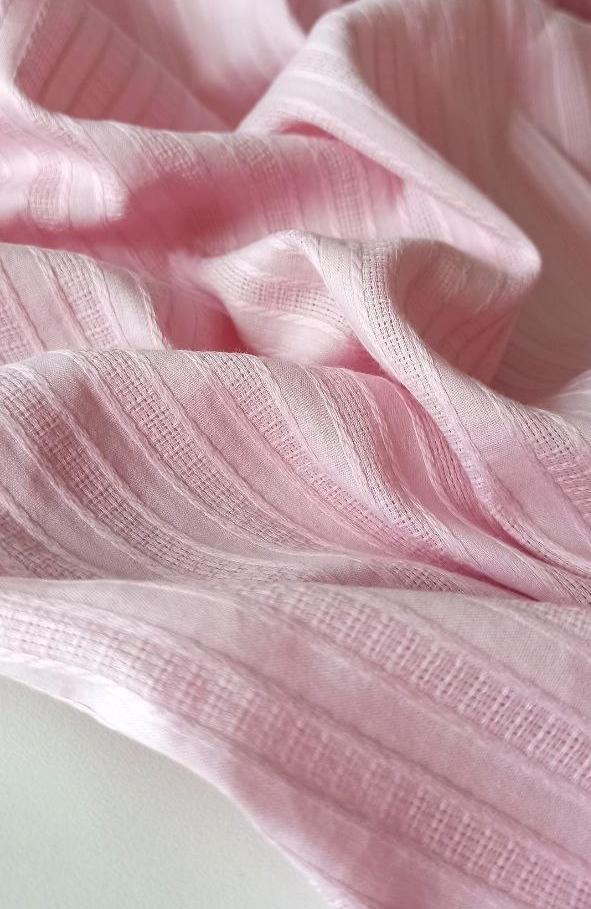 Шитье косы "Розовый иней"