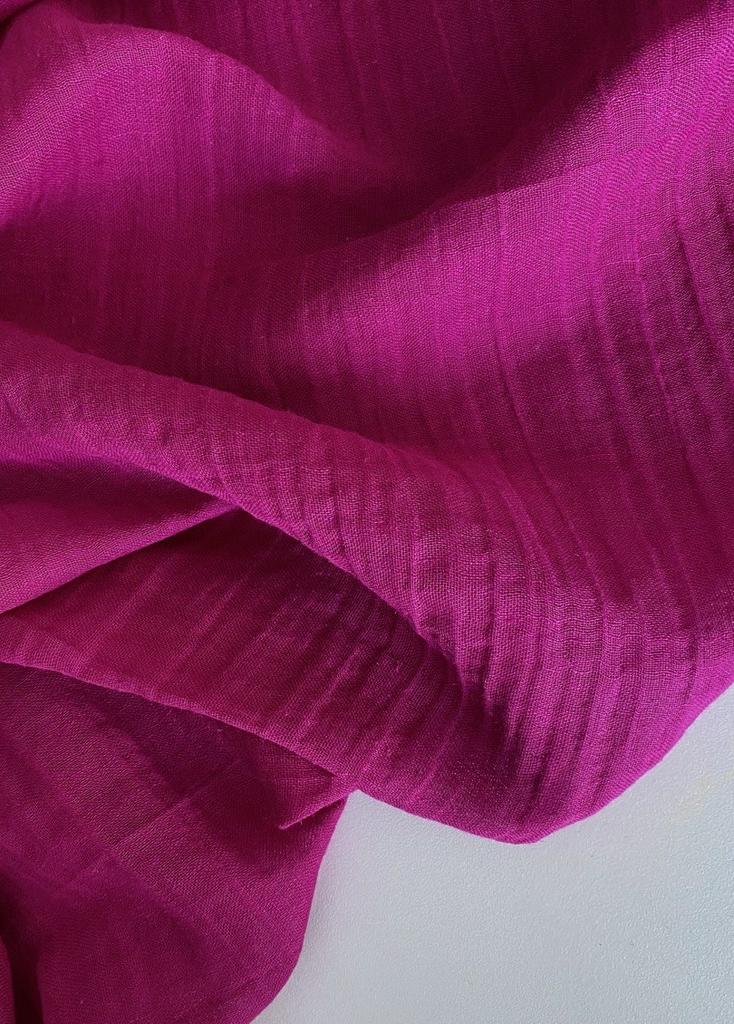 Крапива жатка с хлопком "Фуксия" 80г/м