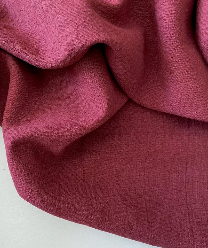 Крапива фактурная с хлопком "Ягода" 110г/м