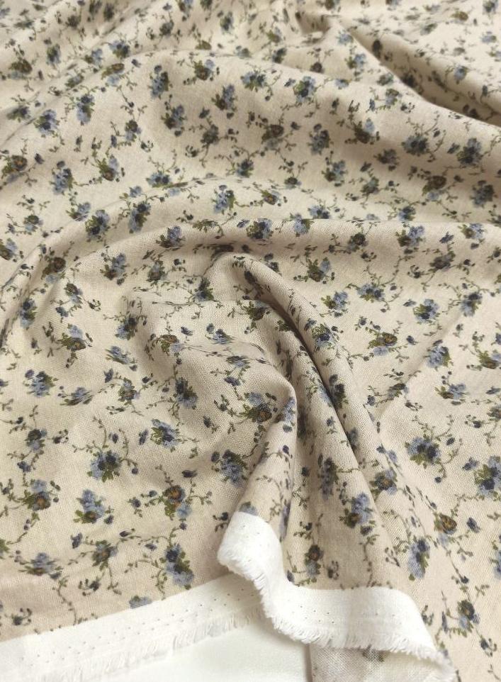 Фланель (тёплый хлопок)  "Букеты"