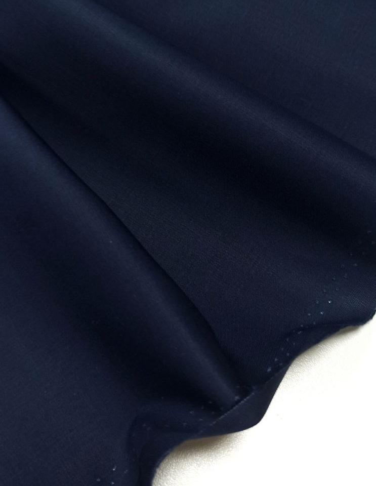 Ветровочная (плащевая) ткань с тенселем "Темно-синяя"