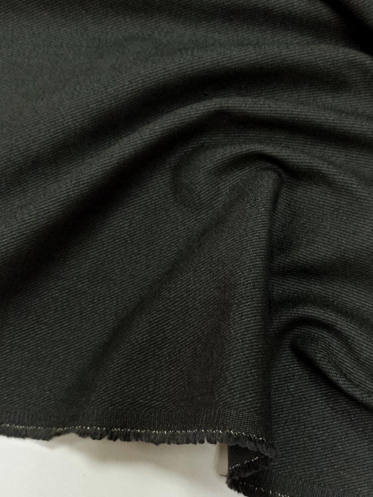 Джинс велюровый "Вулканический песок" (темный графит)