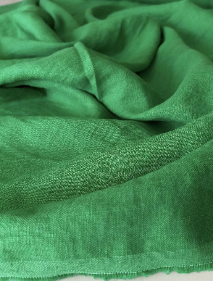 Лён "Сочная трава"с эффектом мятости (crush)