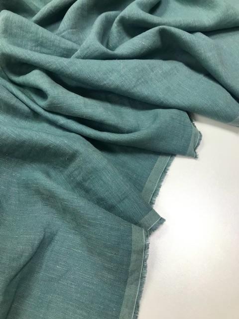 Лён с вискозой "Арктика" с эффектом мятости (crush)