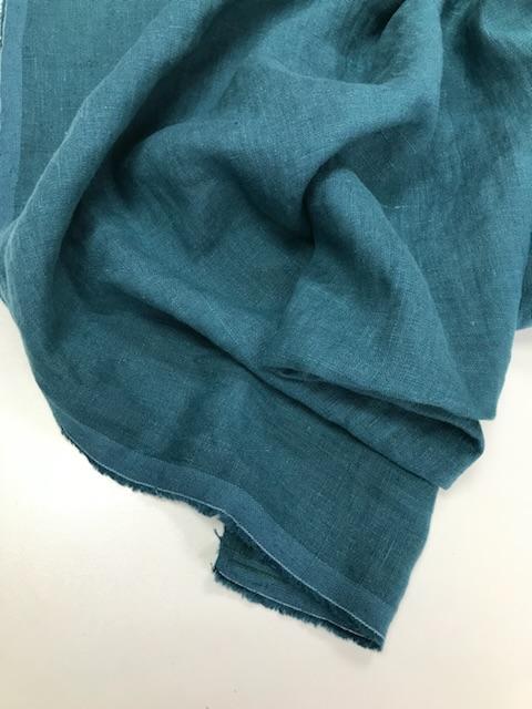 Отрезы Лён "Морская волна" с эффектом мятости (crush) - 1,2м, 1,65м