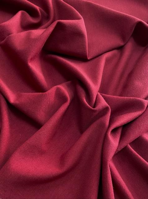 Трикотаж тенсель с шерстью "Гранат" 275г