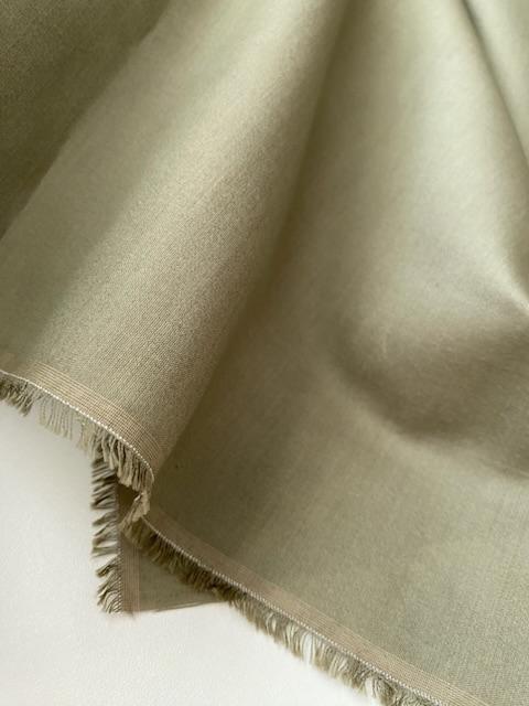 Хлопок с шелком "Молодая оливка"