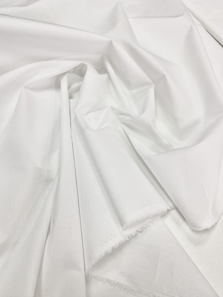 Хлопок рубашечный "Белый" поплин