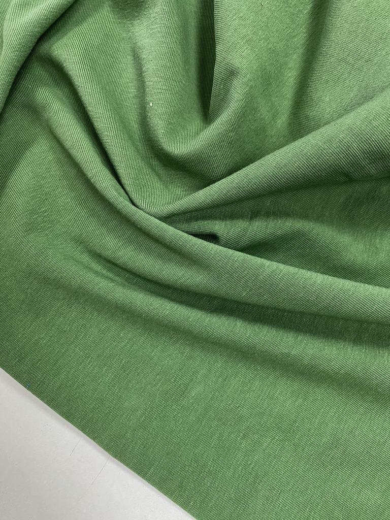 Отрез с дефектом Трикотаж Sorona (кукуруза)  со льном "Заливные луга" - 1,2м