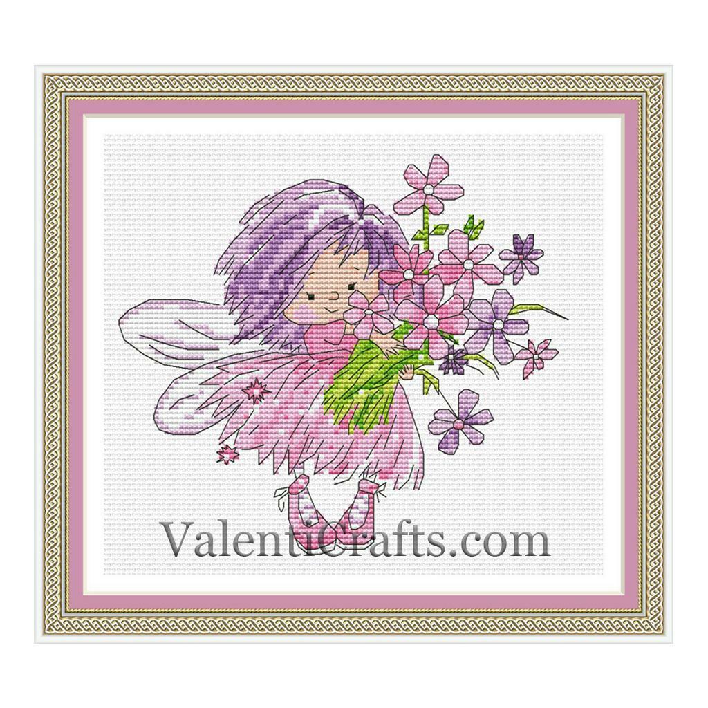 Феечка с цветами