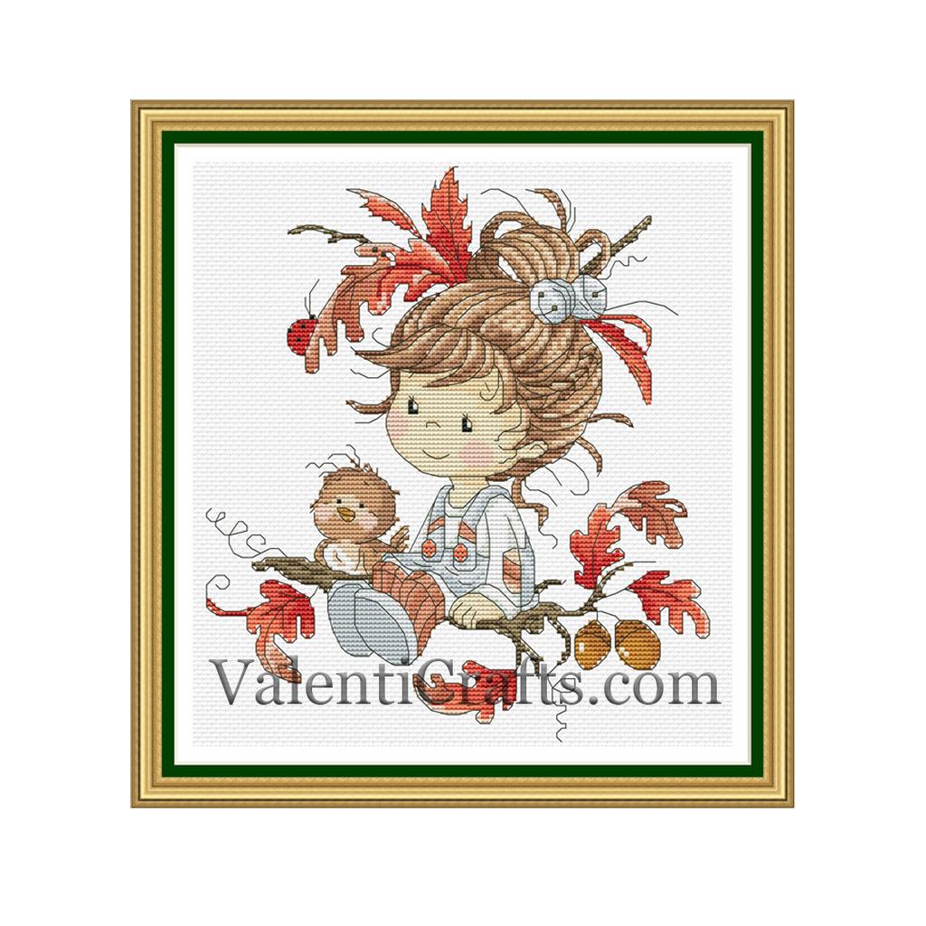 Осенняя девочка