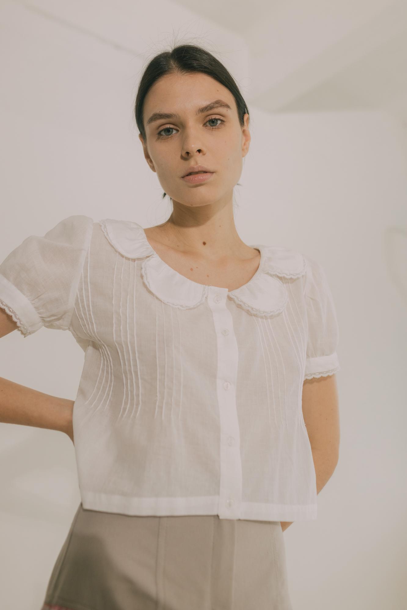 Белая блуза Dani Chamomile