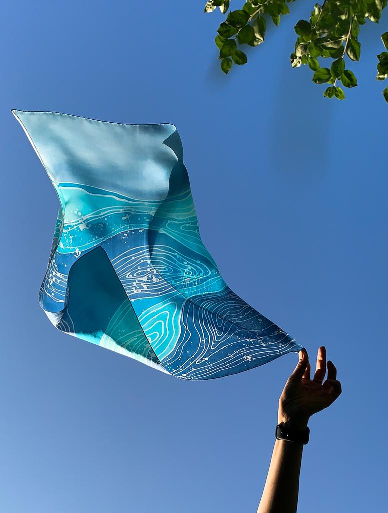 Шелковый платок. Океан