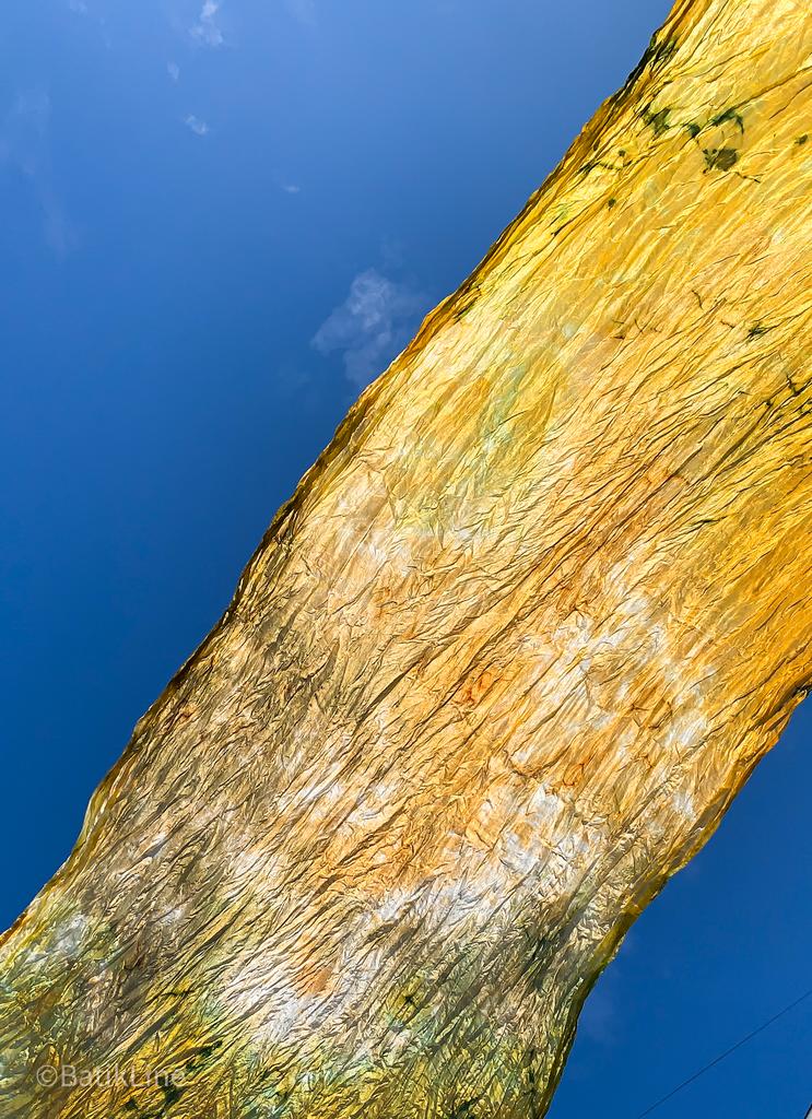 Шёлковый палантин "Солнце в листве"