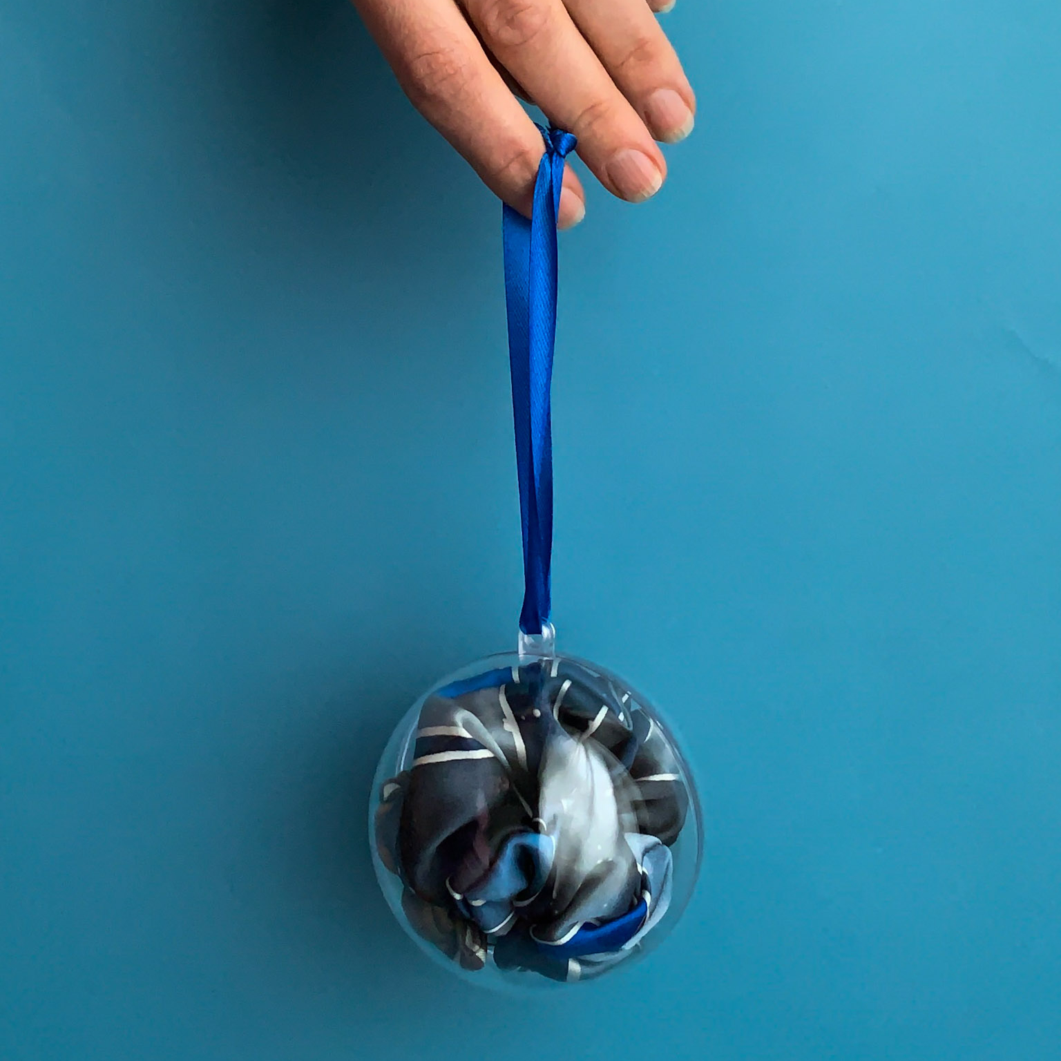 Набор шёлковых резинок для волос Мини в Новогодней упаковке