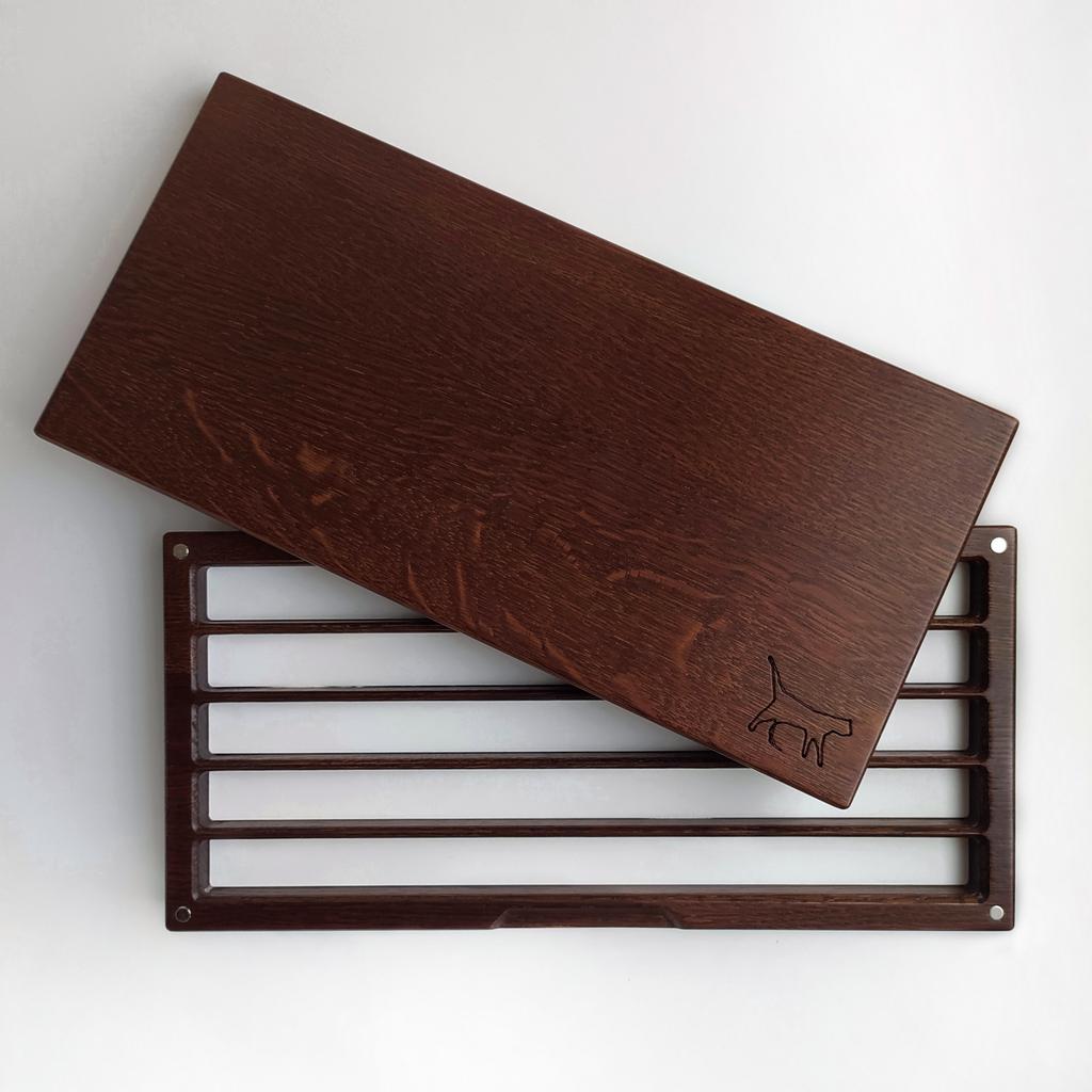 U80 ПЕНАЛ УНИВЕРСАЛЬНЫЙ С МЕТАЛЛОМ (L),  дуб/ясень