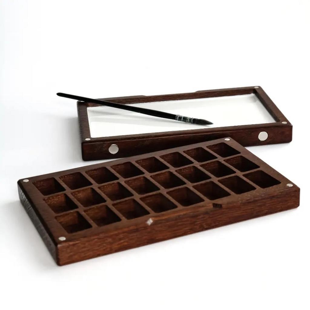 ПЕНАЛ НА 24 КЮВЕТЫ,  дуб/ясень