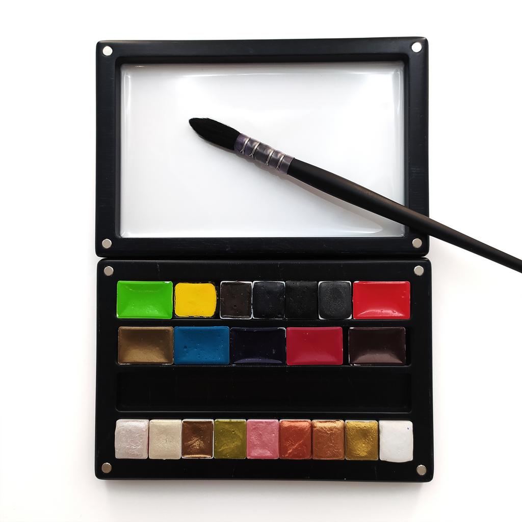 Универсальный черный пенал U36-F "Classic", фанера