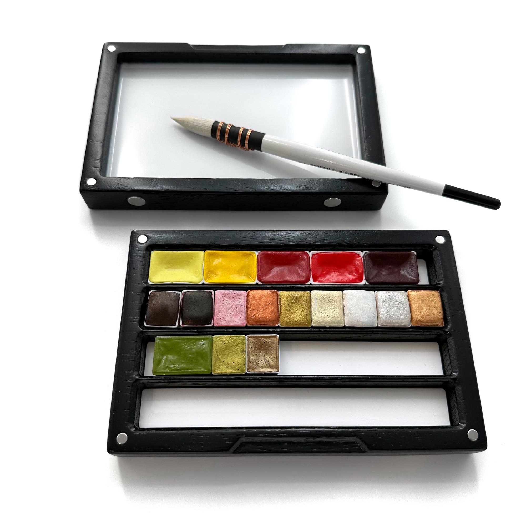 U36 ЧЕРНЫЙ ПЕНАЛ УНИВЕРСАЛЬНЫЙ С МЕТАЛЛОМ (S), дуб\ясень