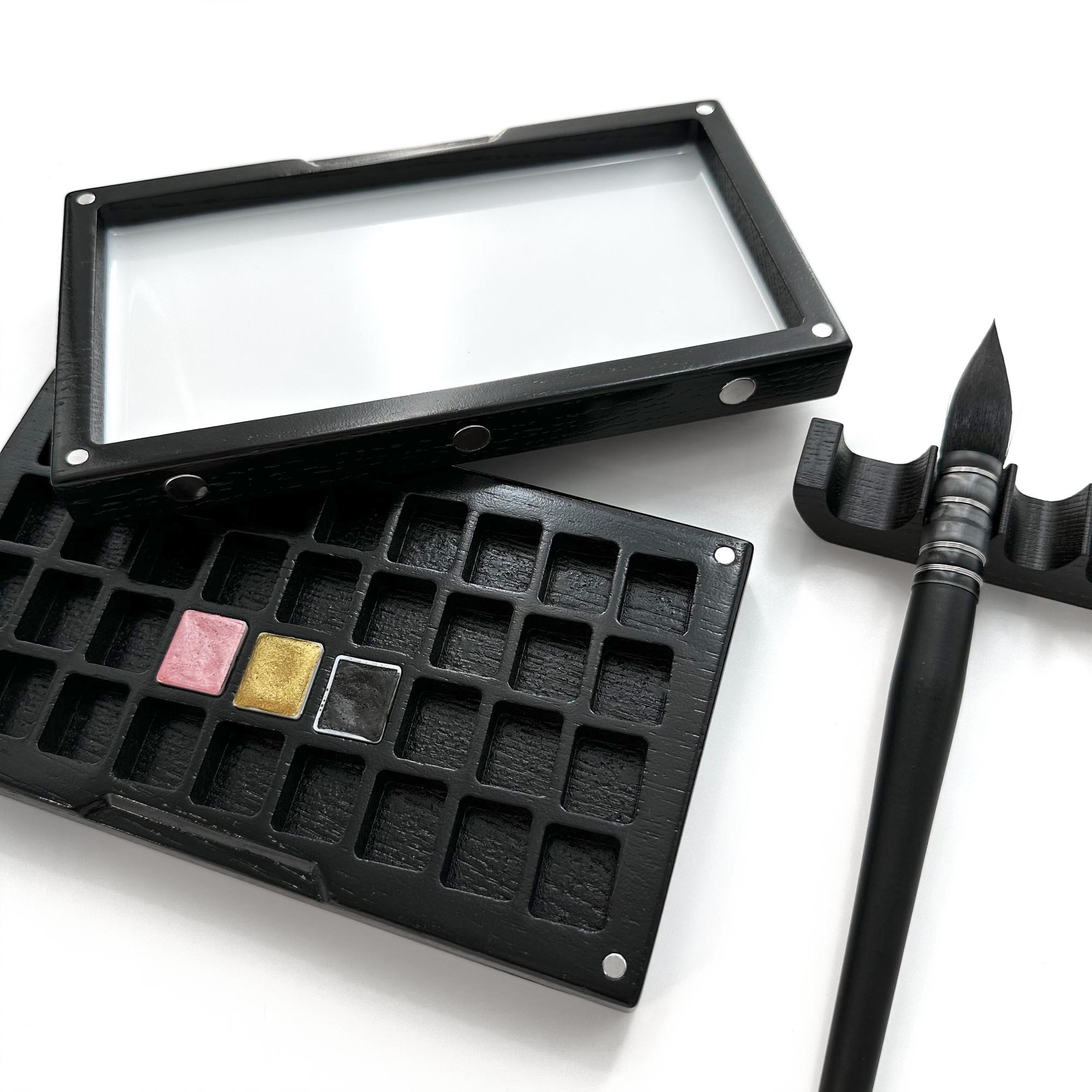 ПЕНАЛ ЧЕРНЫЙ НА 36 ПОЛУКЮВЕТ, дуб\ясень