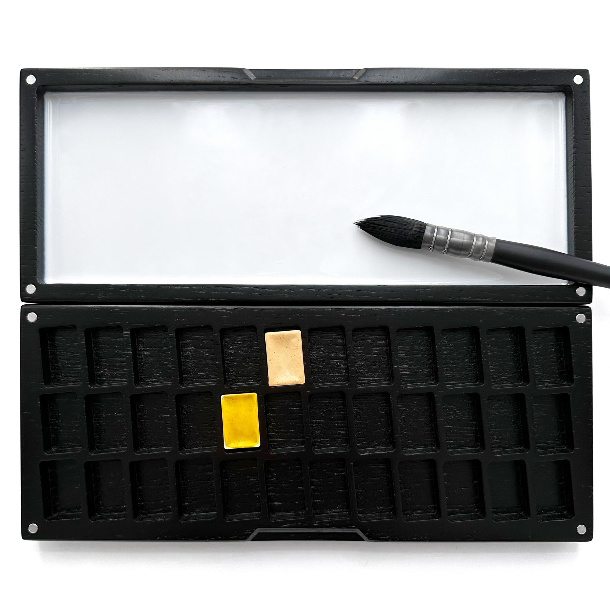 ПЕНАЛ ЧЕРНЫЙ НА 36 КЮВЕТ, дуб\ясень