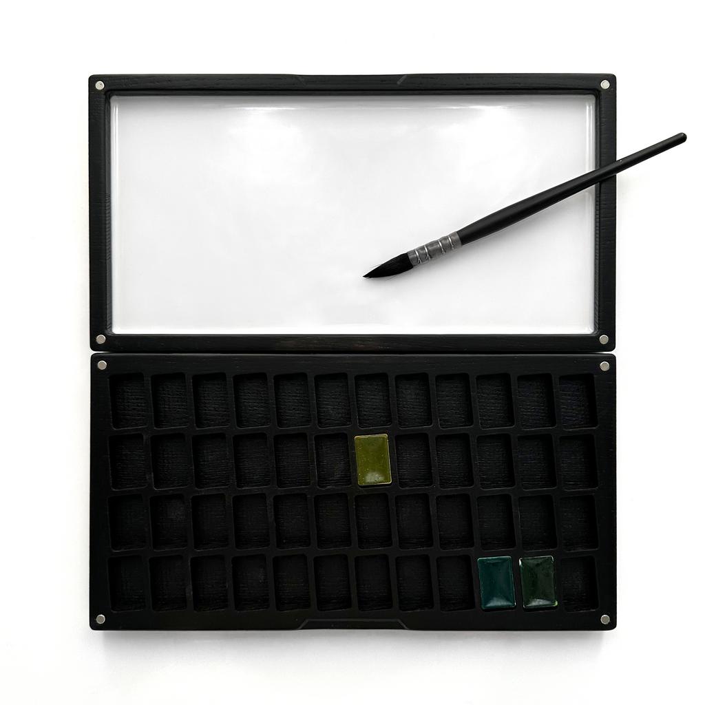 ПЕНАЛ ЧЕРНЫЙ НА 48 КЮВЕТ,  дуб/ясень