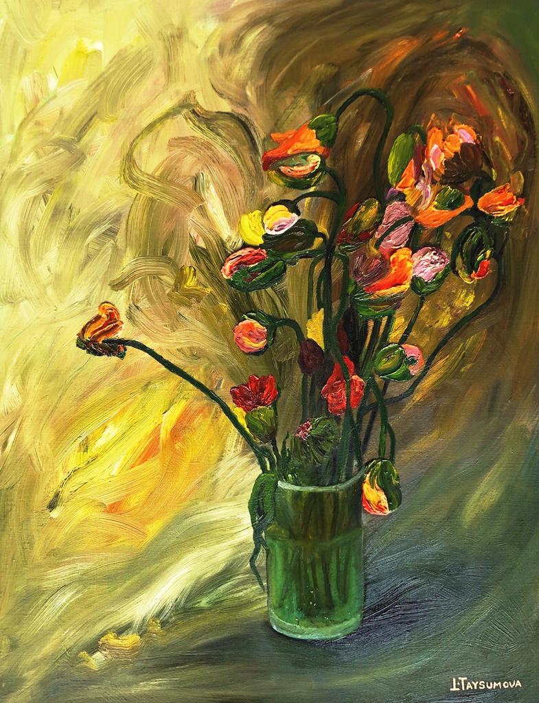 •  Anemones / 60x80 см, масло’холст