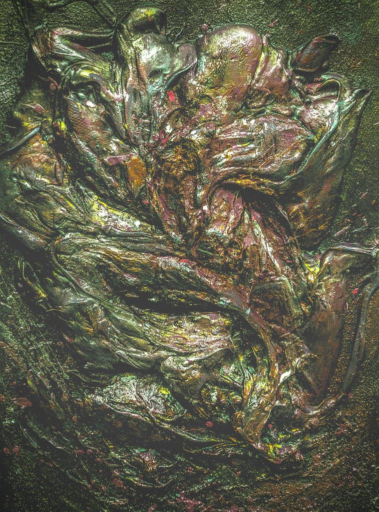 Из серии "Акха зезаг" 5  холст,акрил/20х30 см.