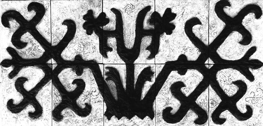 Полиптих "Чеченский истанг в современном стиле"