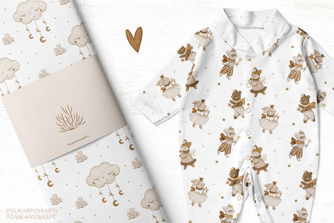 Коллекция "Волшебная детская" - графические иллюстрации, принты и паттерны