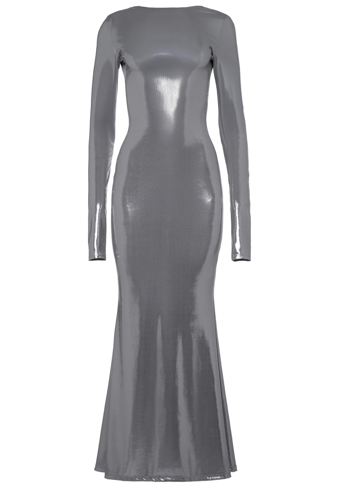 Платье Русалка Серебро