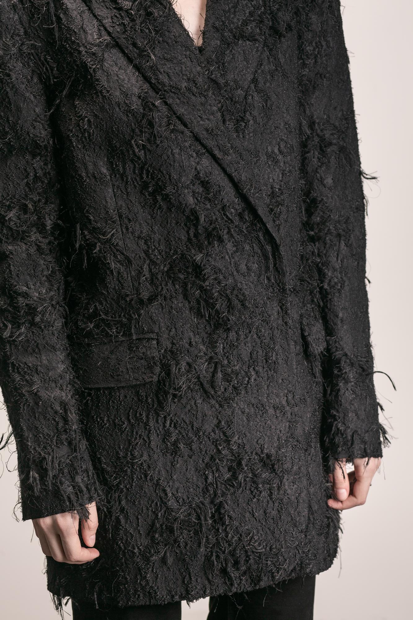 Жакет прямой с фактурой