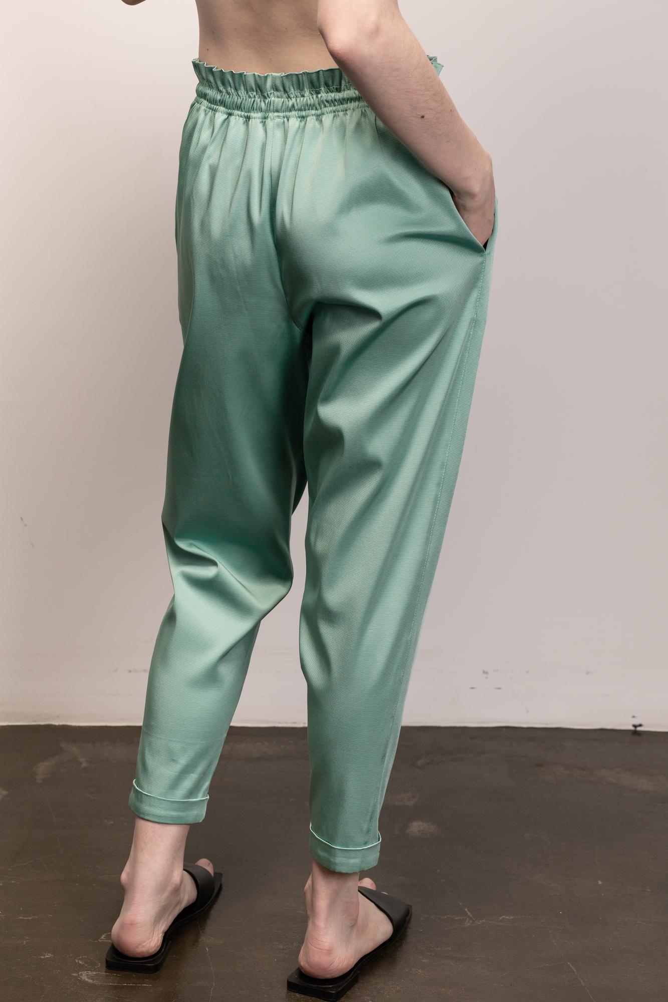 Брюки мятные