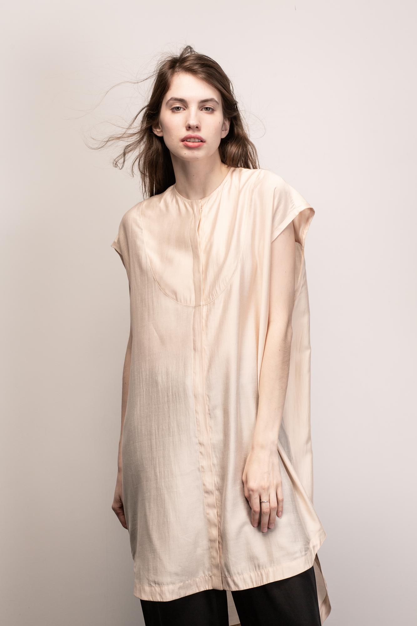 Рубашка "Манишка" без рукава