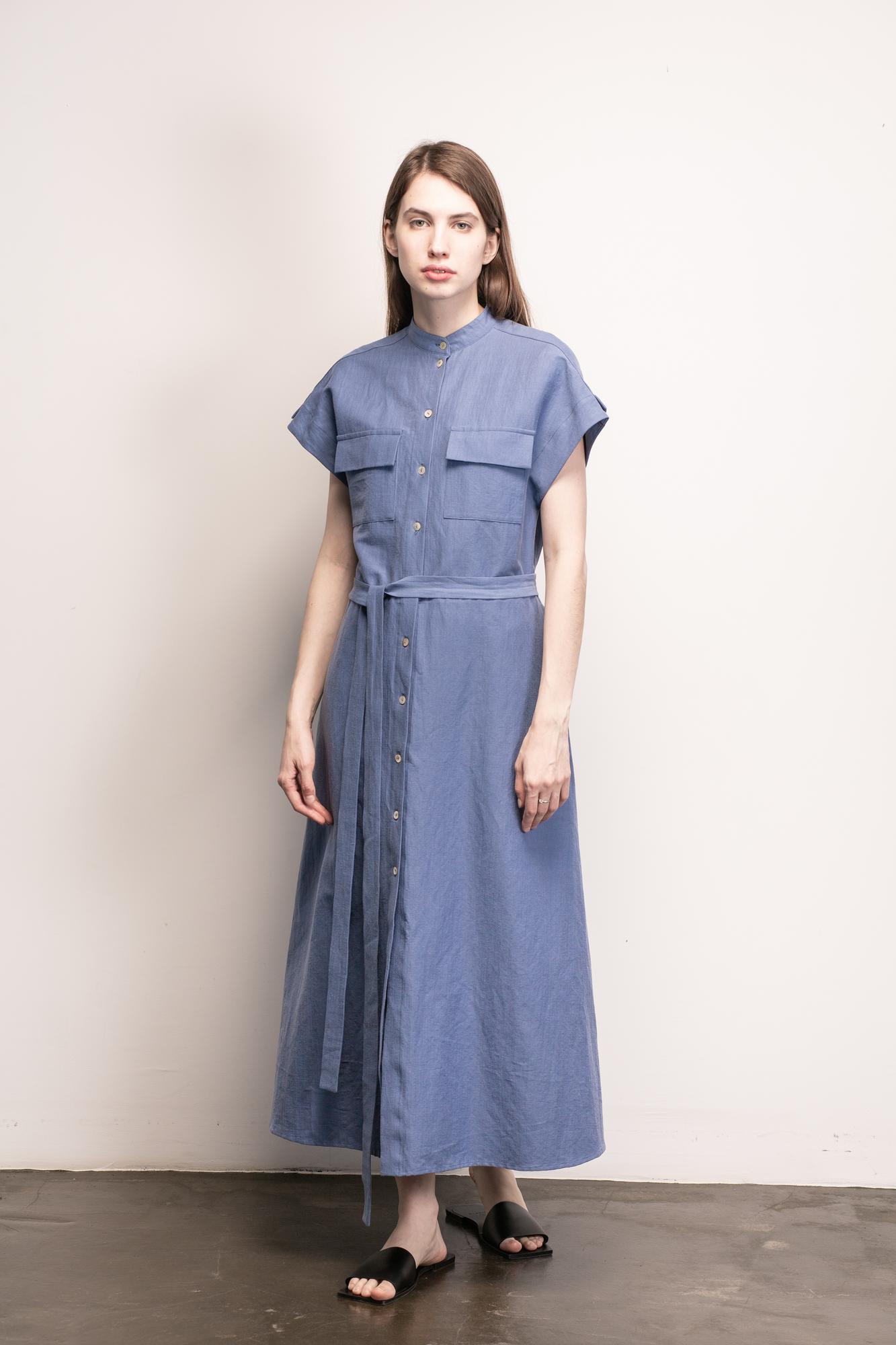 Платье с карманами