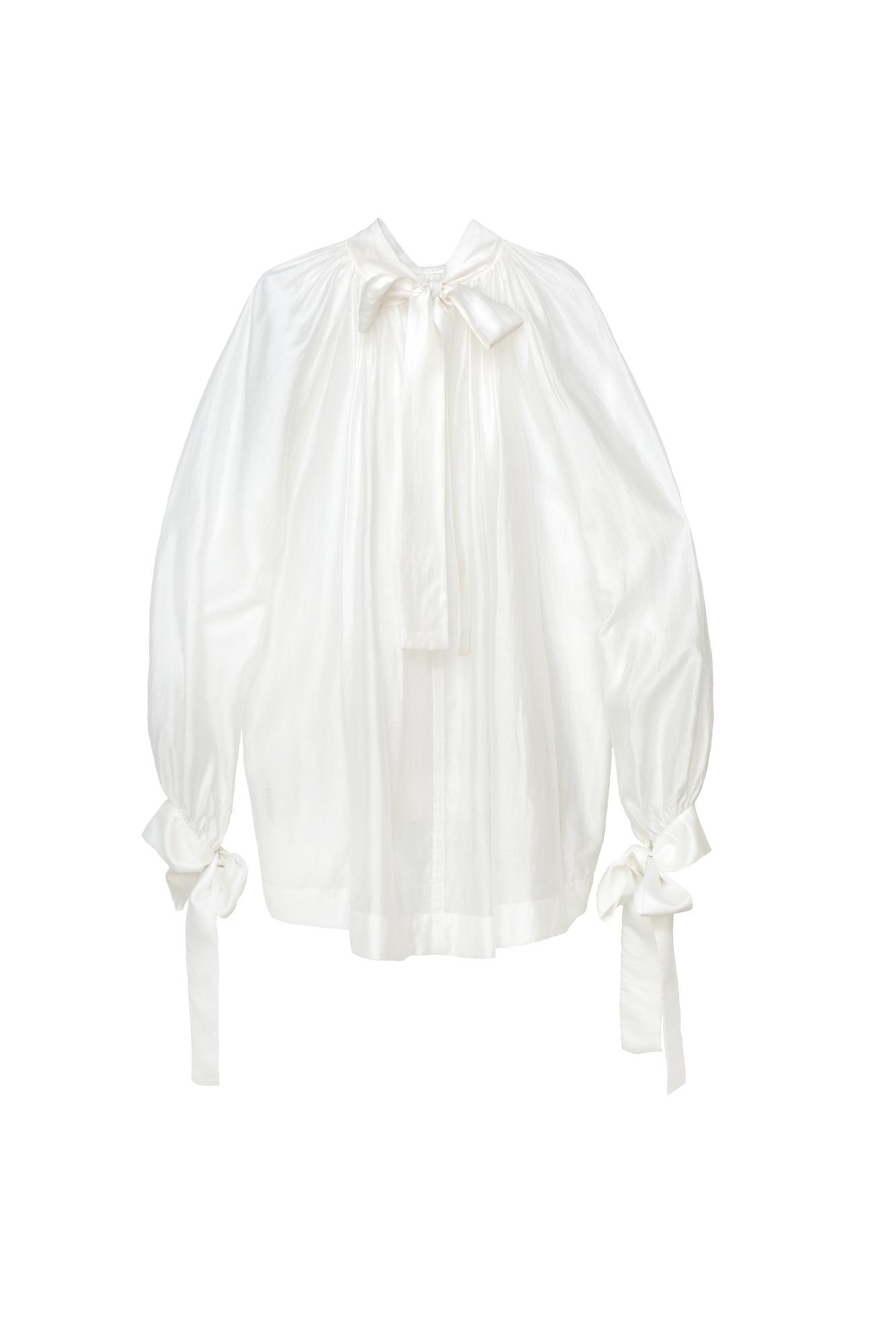 Блуза с бантами