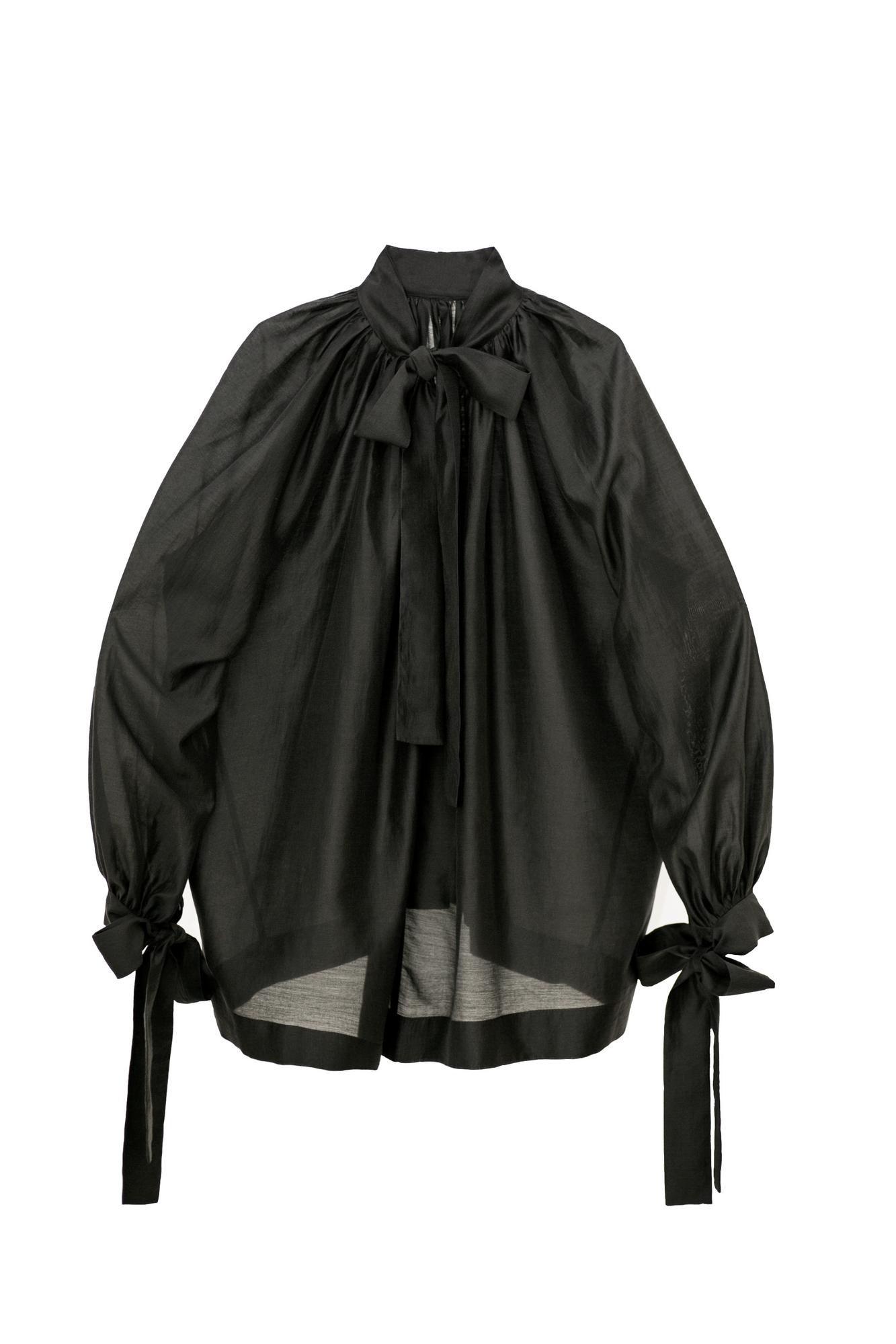 Блуза с бантами
