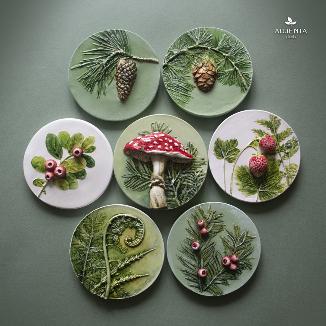 Набор мини-барельефов "Лес"