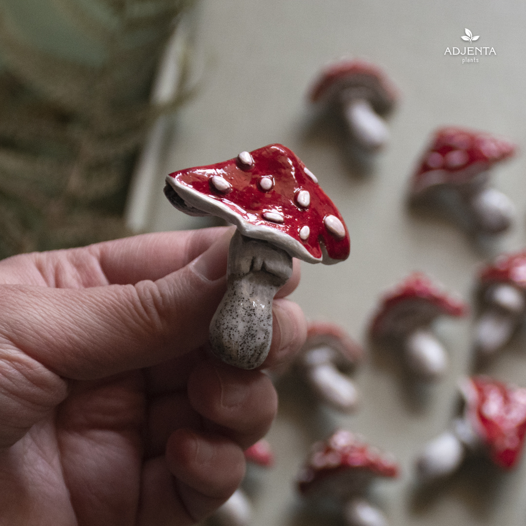 Брошь "Мухомор"