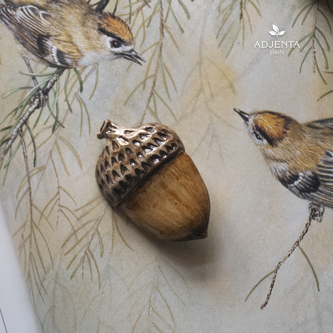 Брошь "Желудь"