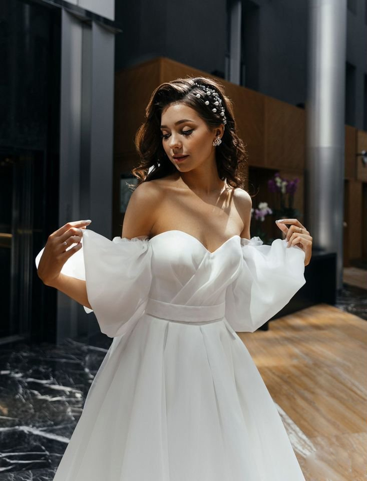 Свадебное платье "Пион" макси