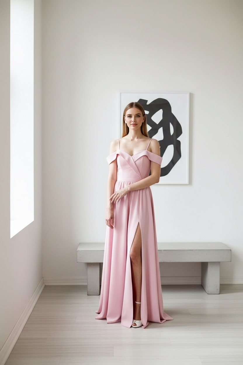 Платье "Дея" пудра