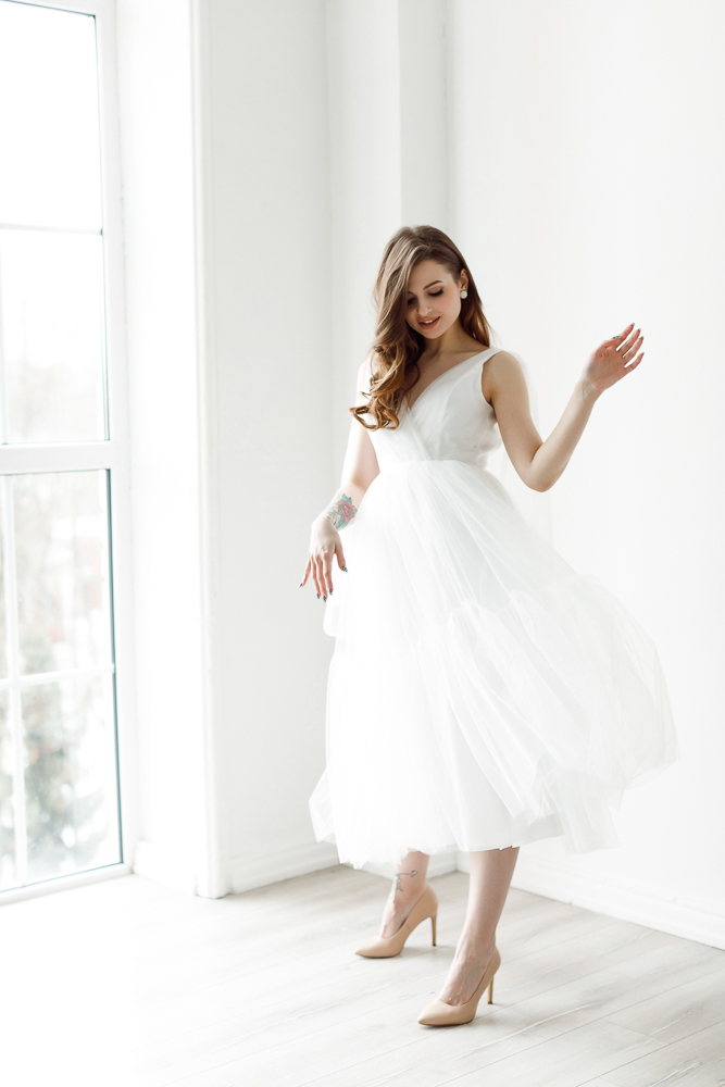 Вечернее платье миди "Анна"