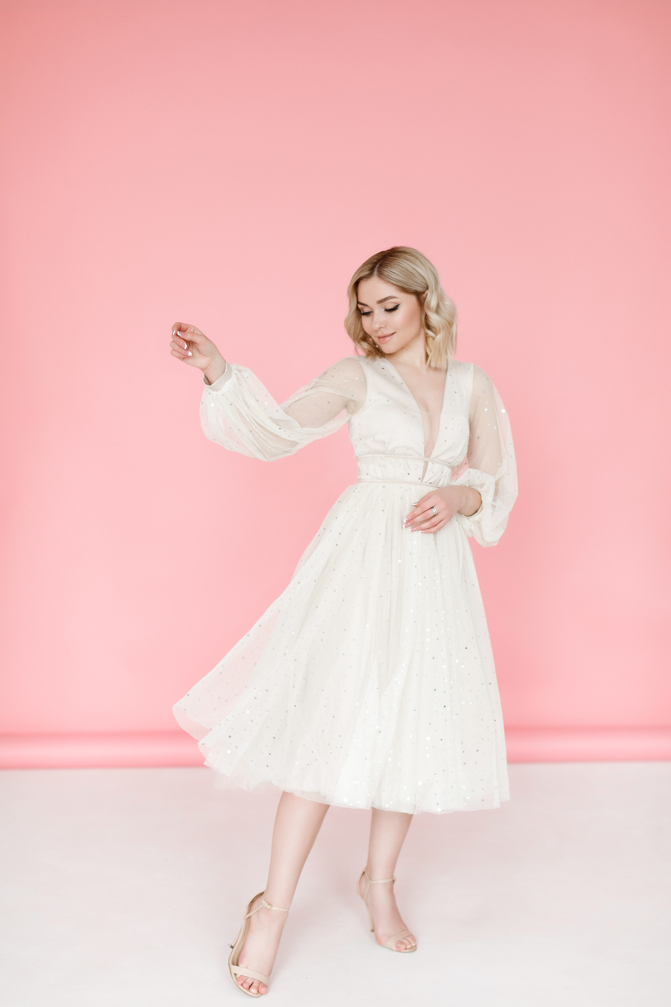 Вечернее платье миди "Стейси"