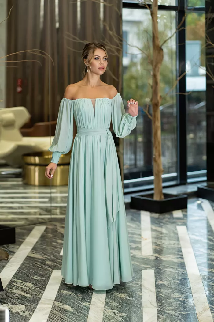 Вечернее платье "Марта мята"
