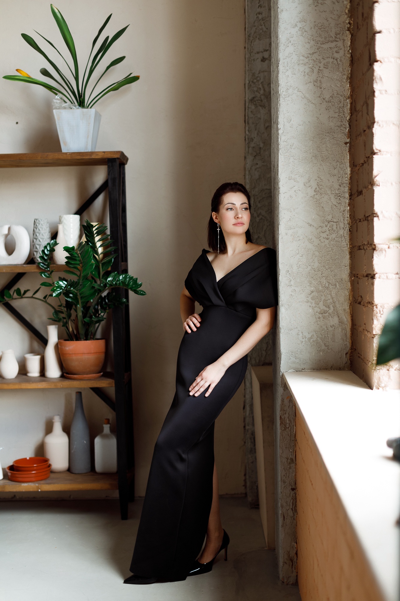 Вечернее платье макси "Лола" black