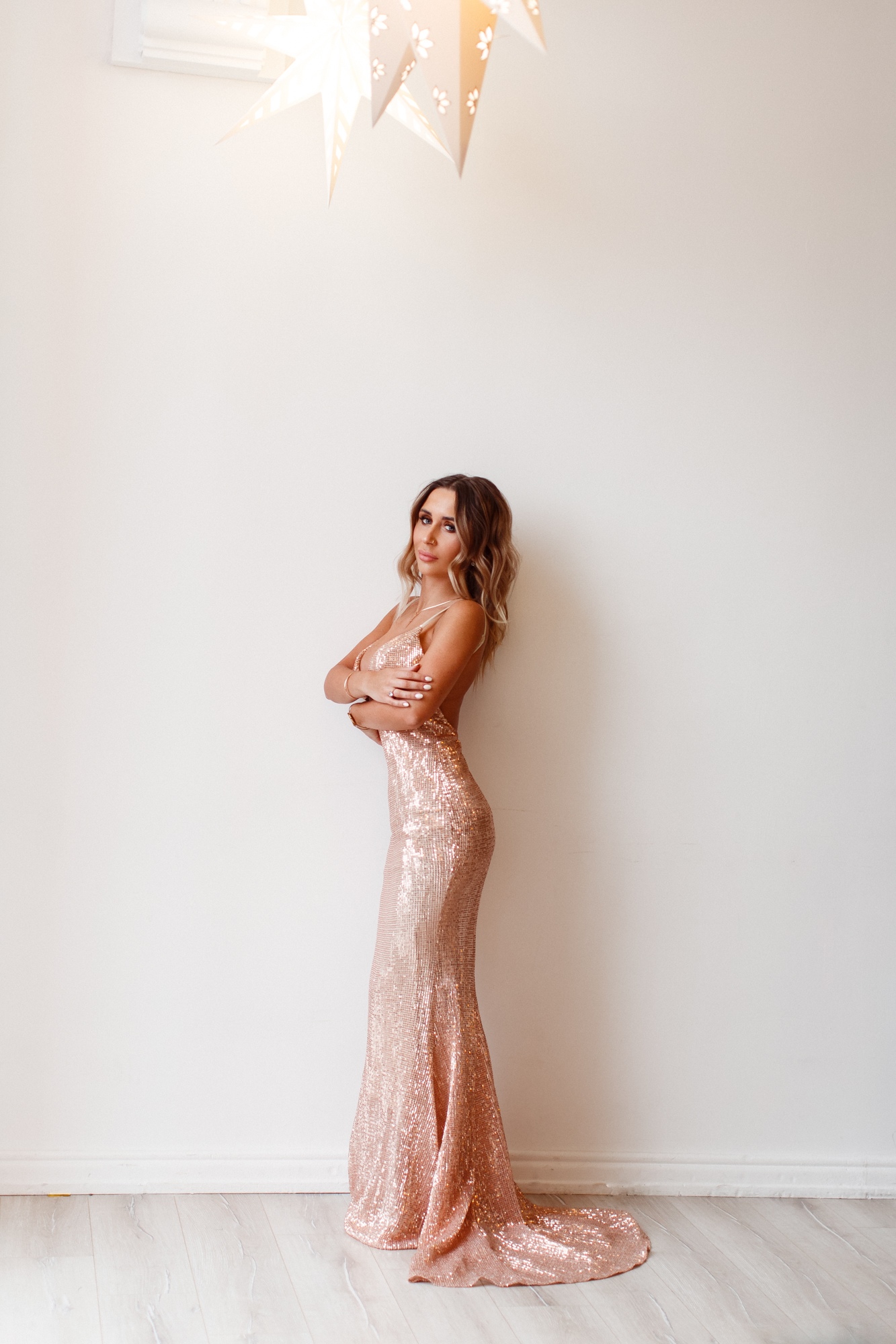 Вечернее платье "Ким" золото