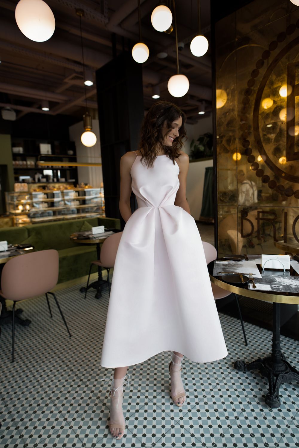 Свадебное платье "Леда" миди