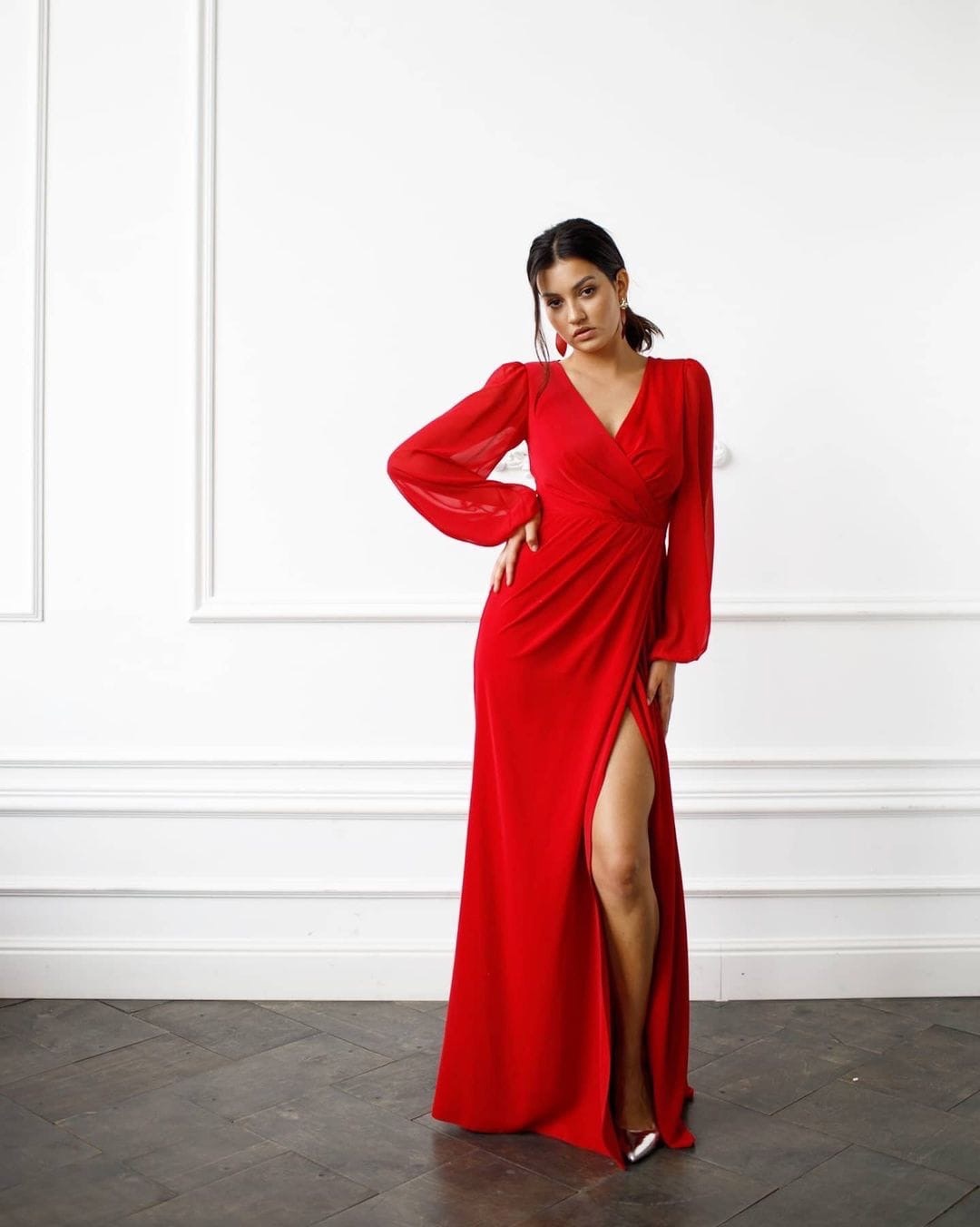 Вечернее платье "Шарлотта" красное