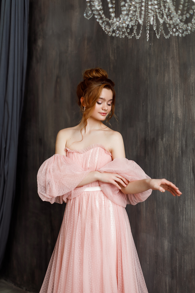 Платье  "Вероника" пудра